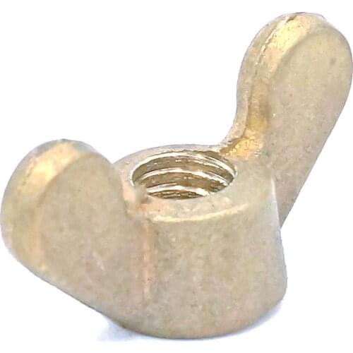 Lot10 Brass Wing Nuts Thumb Butterfly M6 Metric Threaded Fasteners