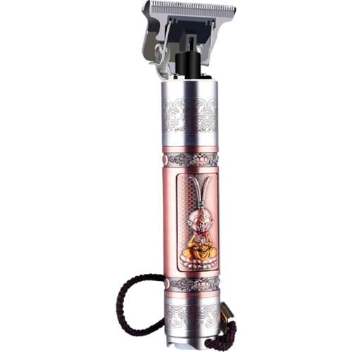 Surker professional hair clippers close-cutting Digital Hair Trimmer 0mm t-blade baldheaded men rechargeable Razor