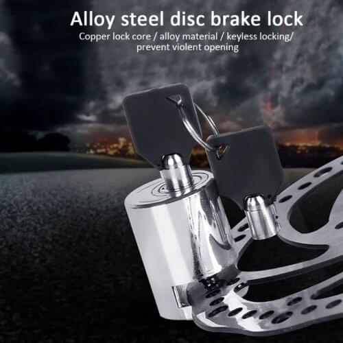 Wheel Up Mini Alarm Motorcycle Motorbike Bike Safety Anti-Theft Disc Brake Lock