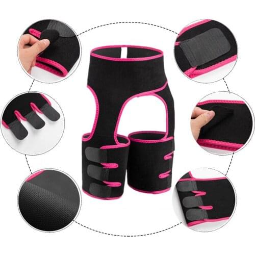Neoprene Slim Thigh Trimmer Leg Shapers Slimming Belt Waist Trainer Sweat Shapewear Fat Burning Compress Belt