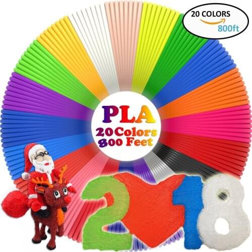 Dikale 3D Printer Filament PLA 240m 3D Printing Materials Refills Impresora 3D Imprimante 3D Pen Caneta Filamentos Glow Plastic