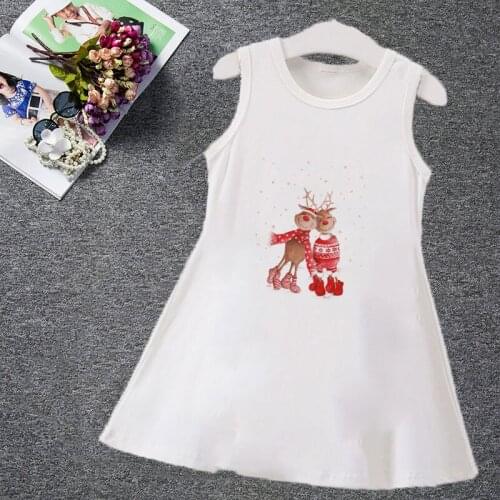 2021 New Summer Girls' Dress Korean Strap Casual Sleeveless Party Princess Dress Cute Childrens Baby Kids Girls Clothing