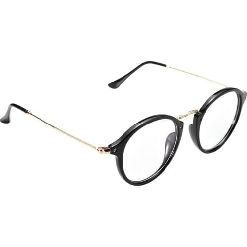 1PC Anti-blue Ray Eyewear Small Round Gaming Glasses Anti Glare Eyeglasses Blue Light Filter Block Transparent Lens