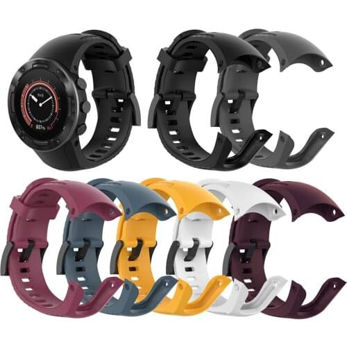 For Suunto 5 Silicone Watchband Wristwatch Band Bracelet Watch Strap for Suunto 5 Watch Accessories