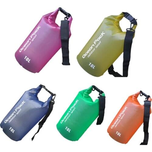 10L Outdoor Sports Waterproof Storage Bags Drifting Bag Swimming Bag Beach Bag Man Women Trip Backpack Swimming Accessories