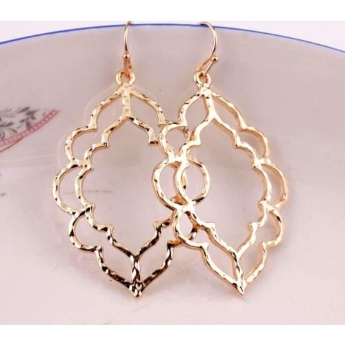 ZWPON 2020 Zinc Alloy Morocco Festival Springtime Filigree Earrings Women Inspirational Jewelry Mothers Day Gifts Wholesale