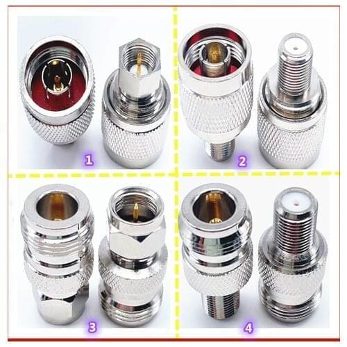 1pcs N to F Adapter Male Plug & Female Jack RF Coaxial Connectors