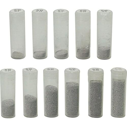 2bottles 0.2 0.25 0.3 0.35 0.4 0.45 mm Bga Solder Balls Kit Lead 25K tin solder balls Leaded Tin for BGA Reballing Station