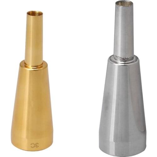 3C/5C/7C Silver/Gold Plated Trumpet Mouthpiece for Beginner Advancer