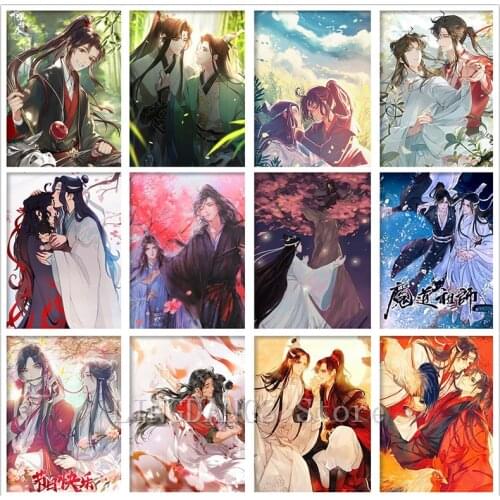 5D DIY Diamond Painting Chen Qingling Anime Chinese Style Mo Dao Zu Shi Diamond Mosaic Embroidery Cross Stitch Home Decor Gift