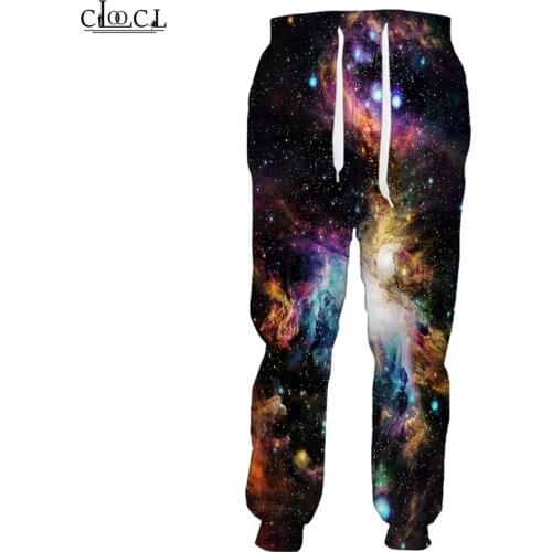 Universe Outer Space Starry Sky Trousers Men Women 3D Print Casual Sweatpants Hip hop Streetwear Style Jogging Pants T409