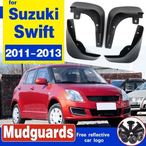 Front Rear Mud Flaps For Suzuki Swift 2011 2012 2013 Fender Splash Guards Mudflaps Mudguards Car Accessories
