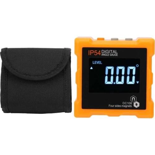 LCD Digital Protractor Angle Finder Meter Inclinometer IP54 with Magnetic Industrial Measurement