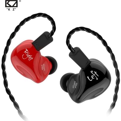 KZ ZS4 Hybrid technology Stereo In Ear Earphones Headset Armature Driver Monitor Earphone Earbuds Headset ZS3 ES4 ED12 ZS6 ZST