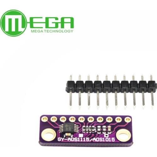 10pcs ADS1015 ADS1115 bit precision analog-to-digital converter ADC module development board
