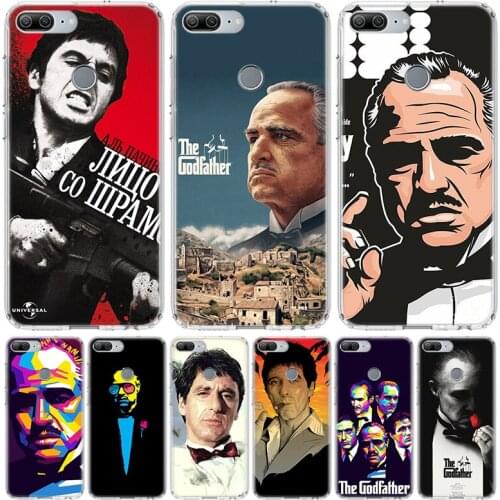 Scarface Godfather Phone Case for Huawei Honor 10 9 20 7A 7X 8A 8S 8X 9X Lite Pro Y5 Y6 Y7 Y9S 2019 10i 20i Coque Cover