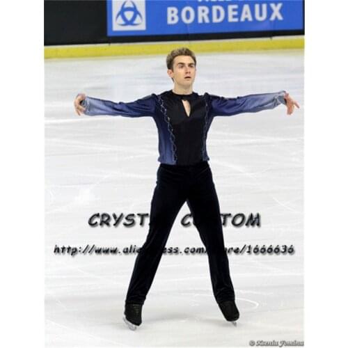 Custom Figure Skating Clothes For Men /Boys Fashion New Brand Vogue Figure Skating Competition Costume DR3128