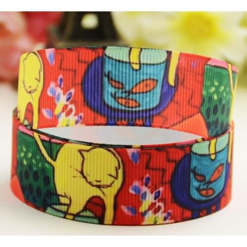 7/8'' 22mm,1" 25mm,1-1/2" 38mm,3" 75mm Painting printed Grosgrain Ribbon party decoration 10 Yards X-02667