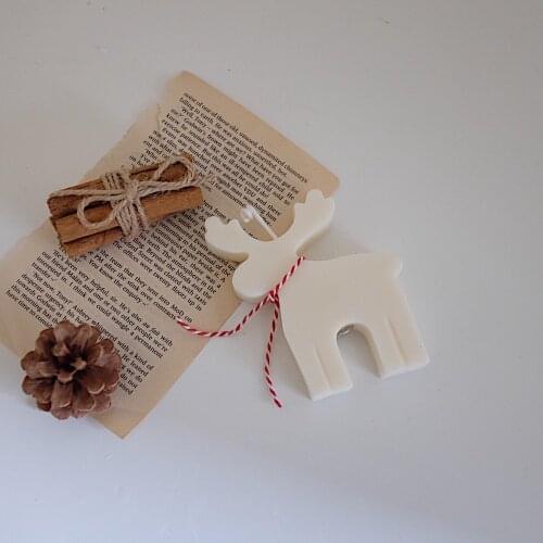 Christmas Tree Candle Molds Lucky Deer Shape Silicone Molds christmas decoration Acrylic Elk Candle Mold Handmade Creative Mold