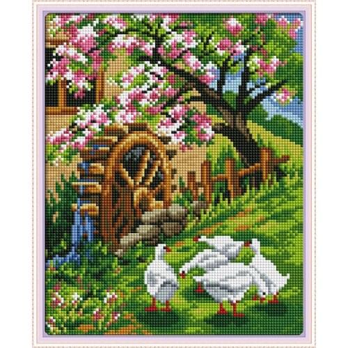 Everlasting Love The Garden Is Filled With The Brightness Of Spring Diamond Painting Full Square Christmas Decorations For Home