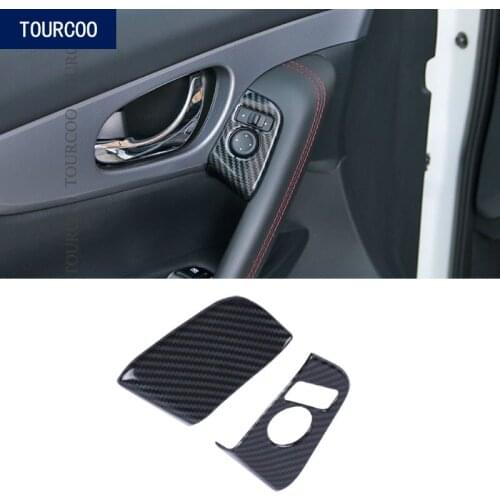 Interior Door Handle Decorative Cover Trim for Nissan Qashqai 2019 Car Styling Protection Cover Sticker
