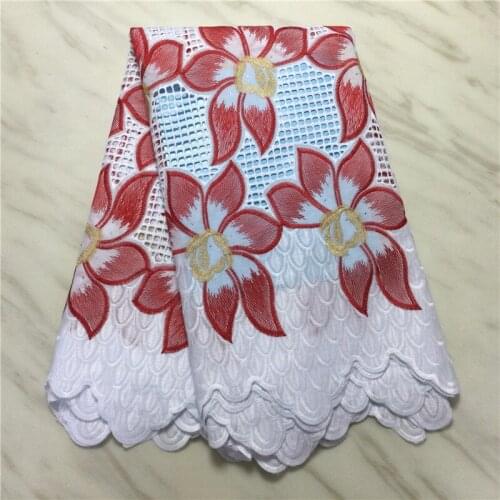 Embroidered swiss lace fabric african lace fabric swiss voile lace in switzerland 5yards nigerian lace fabric for dress PLC214