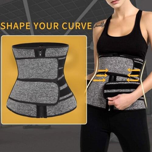 Spandex High Quality Sweat Fitness Waist Trainer Waist Cincher Body Shaper Durable Waist Belts Comfortable for Exercise