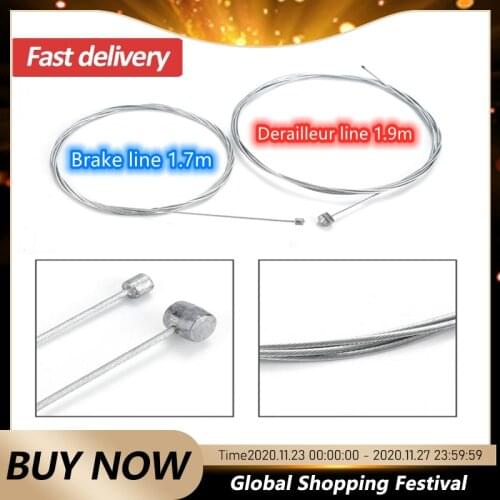 Bicycle Parts Bicycle Brake Line Stainless Steel Bike Bicycle Brake Inner Wire Cable Shift Derailleur line Cycling Sport Hot