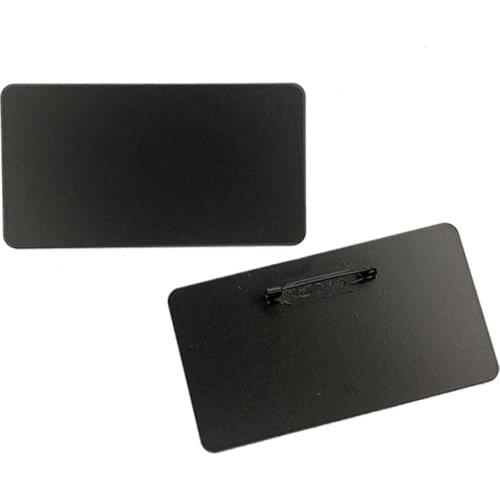 5pc Black Irony Name Badge Reusable Waiter Waitress Barista Catering Staff Apron Uniform Card for Salon Cafe Hotel Resturant A10