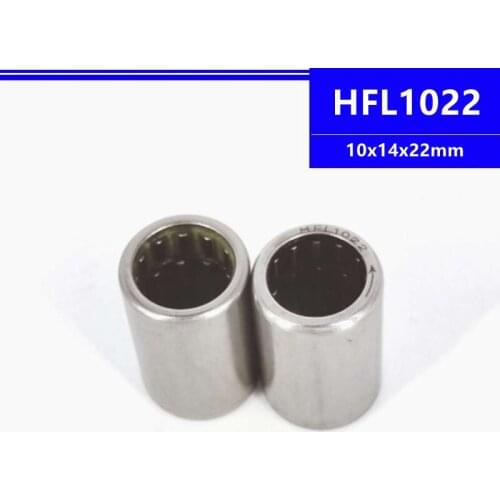 10pcs/100pcs HFL1022 10x14x22mm One Way Clutch Needle Roller Bearing 10*14*22mm Drawn Cup Shaft High Quality