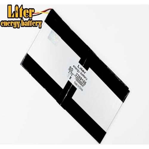 3 line best battery brand Polymer cell 3289186 3.7V 7000MAH Tablet battery Rechargeable battery