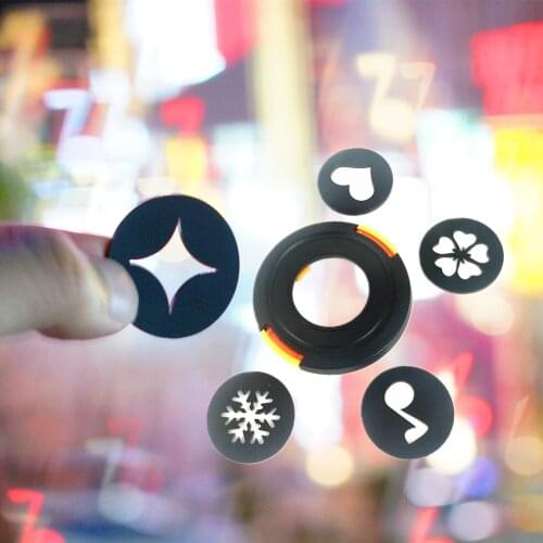 Bokeh Effect Lens Cap Cover Filter for Canon Nikon Yongnuo Prime Lenses Romantic Night Scene