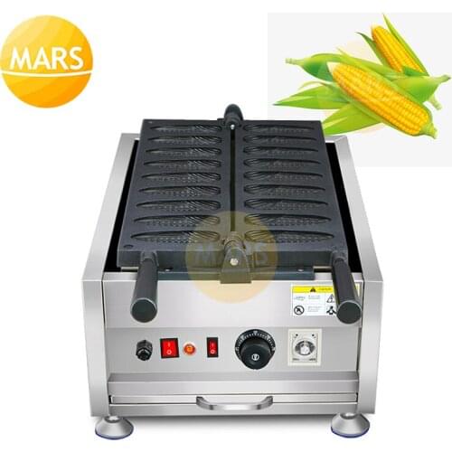 Commercial Electric 9pcs Corn-Shape Lolly Waffle Stick Maker 220V 110V French Muffin Machine Custom Plate and Stick Waffle Maker