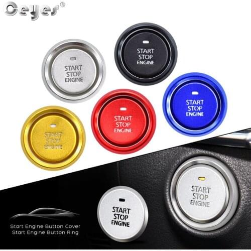 Auto Stickers Case For Mazda 3 Axela 2020 Car Styling Engine Push Start Stop Switch Button Ring Cap Cover Interior Accessories