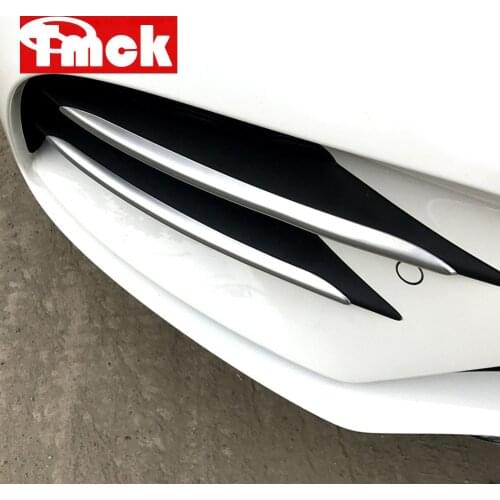 For Mercedes Benz A Class W177 A180 A200 A220 A250 2019-2021+ Car Styling Accessories Front Fog Lamp Strips Trim Cover Sticker