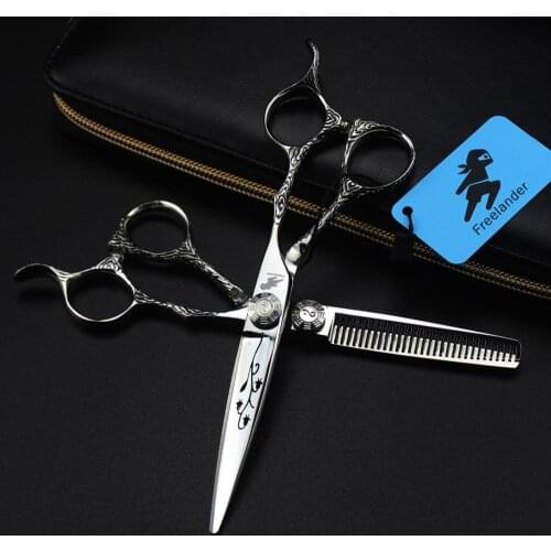 Hot Japan 6.0 Inch Hairdressing Scissors Hair Professional Salon Cutter Barber Hair Cutting Shear Hairdresser non-slip Scissor