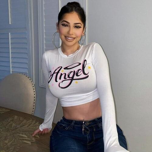 Imcute Women's T-shirts With Inscriptions