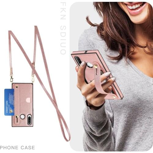 Leather Wrist band Case For Huawei P40 P30 Pro Plus Lite Mate 20 30 Pro Plus Lite Flip Wallet Cover Cases
