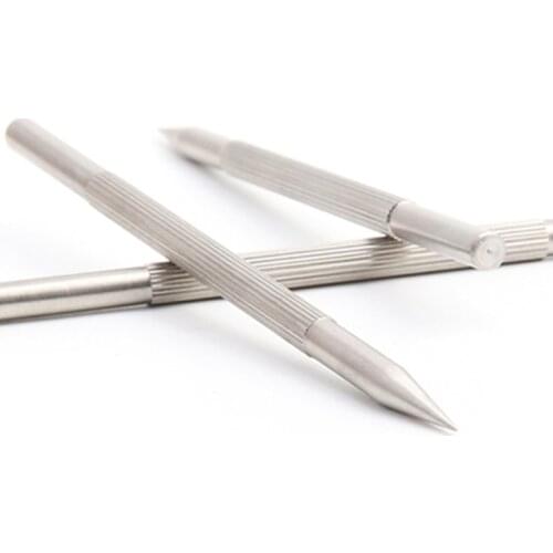 Leather Carving Printing Wiper Glue Stick Stainless Steel Leather Art Tool Leather Paint Stylus Line Pen Leathercraft Tools