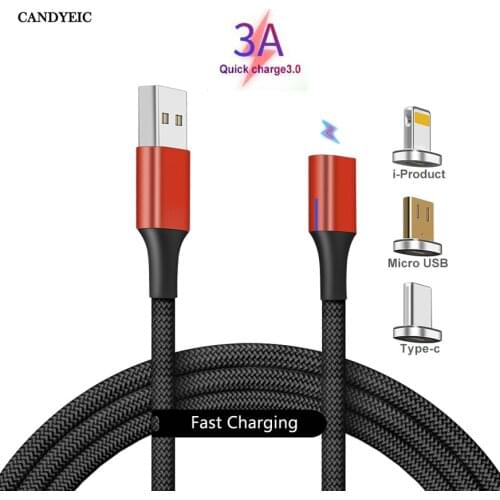 CANDYEIC Magnetic charger For Oppo Find X3 Magnetic Cable For Oppo Find X3 Pro usb c cable For Oppo Find X3 Neo fast charger