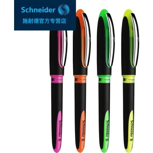 Germany SCHNEIDER Interplanetary ONE Highlighter Marker Pen High Capacity Highlighter Student Business Office 1PCS