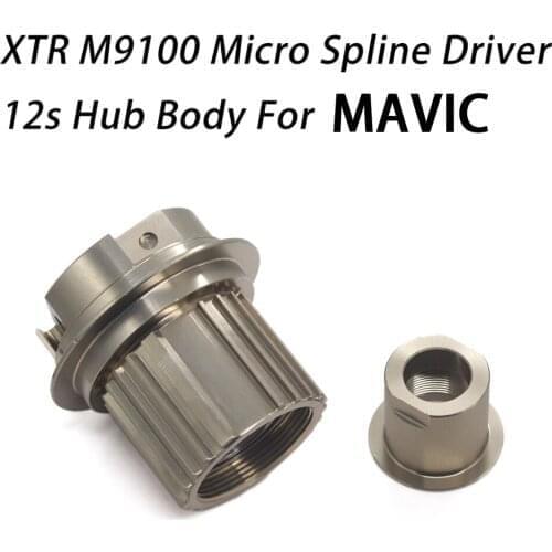 Micro Spline 12s Hub body M9100 12 speed Cassette driver ITS4 for Crossmax MAVIC Deemax with 142 converter