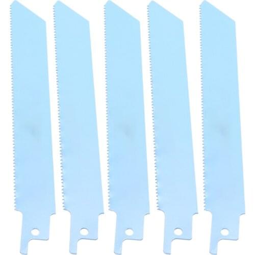 New 5Pcs/Set S922BF 150mm 6" Metal Cutting Reciprocating Sabre Saw Blades Power Tool Accessories For Bosch Practical