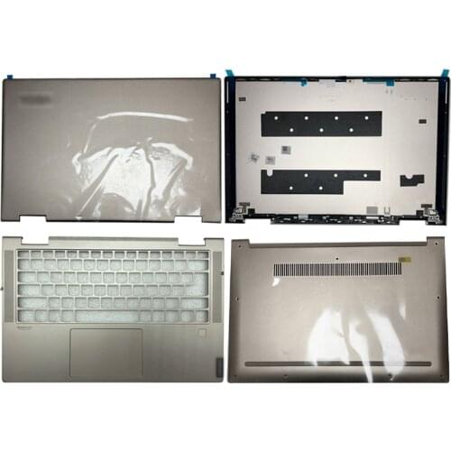 NEW Gold Laptop LCD Back Cover/Palmrest/Bottom Case For Lenovo Yoga C740 C740-14 C740-14IML Computer Case