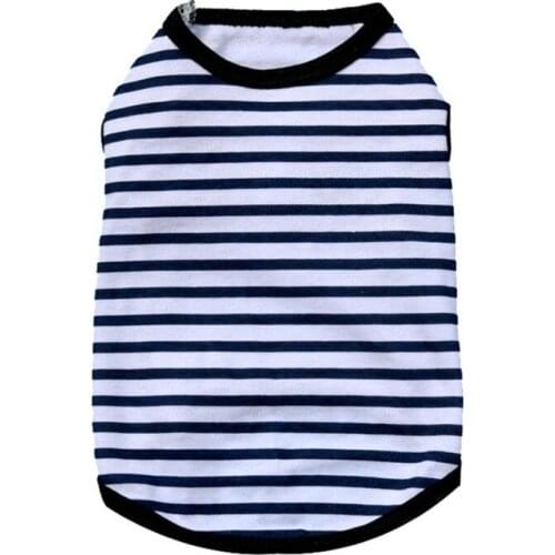 Pet Dog Clothes Striped Clothes Summer Vest Shirt For Dogs Puppy Outfit Shirt Small Pet chihuahua Clothes Pet Clothes