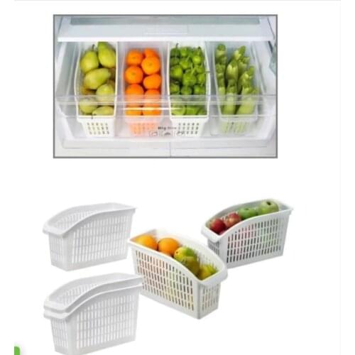 4 Units Refrigerator Shelf Organizer