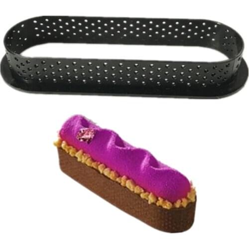 Tart Ring Tartlet Molds French Dessert Mousse Cake Mould Cake Baking Cake Decor Perforated Round Mold Ring Kitchen Baking Tools