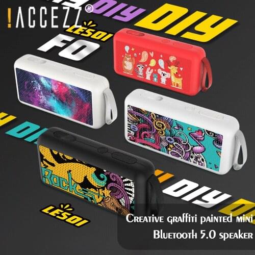 !ACCEZZ Portable Bluetooth Speaker Mini Wireless Loudspeaker Outdoor HiFi Stereo Surround Column Speaker Support TFCard FM Radio