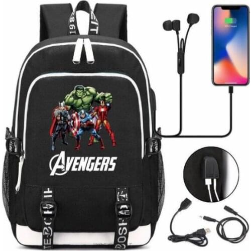 Casual Avengers Daily Backpack Fashion New High Quality Travel Rucksack Students Boys Girls Back to School Gift Mochila