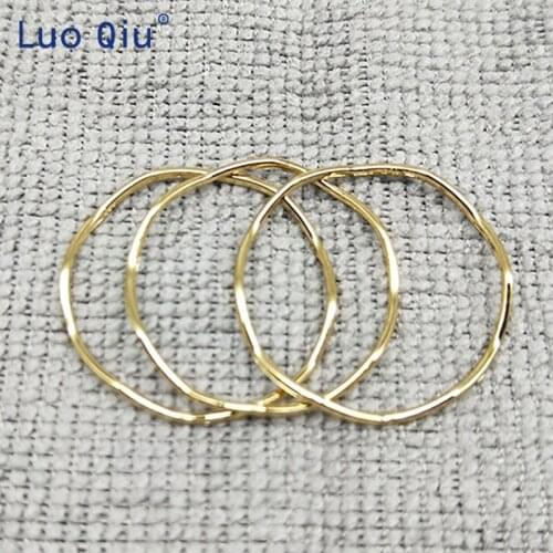 Belt buckle Gold Round Rose metal ring Adjuster Buckle For Shoe Bag Belt Decoration DIY Accessory Sewing 30 mm 100 pcs/lot